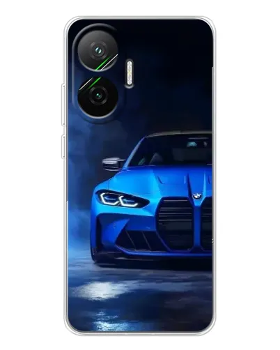 Чехол для Xiaomi POCO F7 с картинкой «Голубая BMW M4» Чехол для Xiaomi POCO F7 с картинкой «Голубая BMW M4»