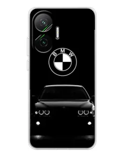 Чехол для Xiaomi POCO F7 с картинкой «BMW — взгляд из темноты»