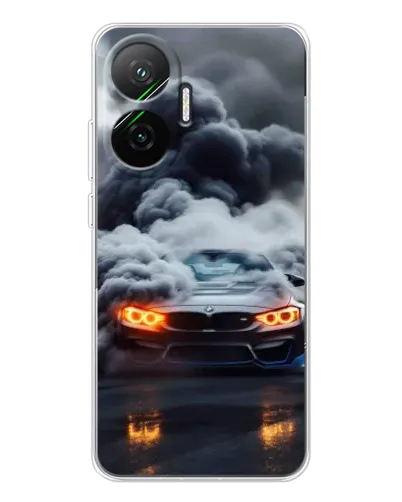 Чехол для Xiaomi POCO F7 с картинкой «BMW в дыму» Чехол для Xiaomi POCO F7 с картинкой «BMW в дыму»
