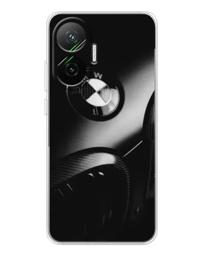 Чехол для Xiaomi POCO F7 с картинкой «Эмблема BMW — макро» Чехол для Xiaomi POCO F7 с картинкой «Эмблема BMW — макро»