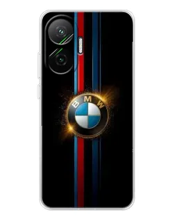 Чехол для Xiaomi POCO F7 с картинкой «BMW M-Power неон»