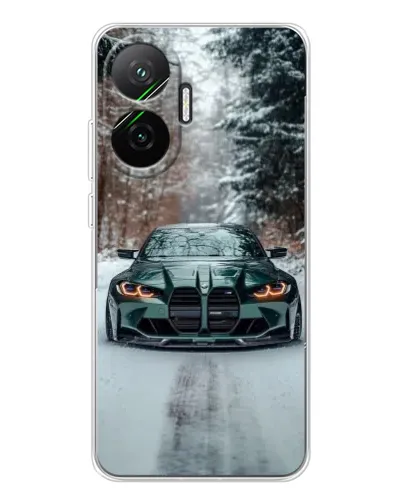 Чехол для Xiaomi POCO F7 с картинкой «BMW в зимнем лесу» Чехол для Xiaomi POCO F7 с картинкой «BMW в зимнем лесу»