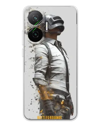 Чехол для Xiaomi POCO F7 с картинкой «PUBG — боец в пыли» Чехол для Xiaomi POCO F7 с картинкой «PUBG — боец в пыли»