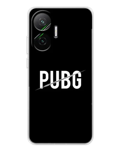 Чехол для Xiaomi POCO F7 с картинкой «PUBG — белый логотип» Чехол для Xiaomi POCO F7 с картинкой «PUBG — белый логотип»