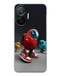 Чехол для Xiaomi POCO F7 с картинкой «Among Us — 3D стиль»
