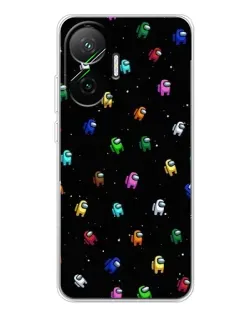 Чехол для Xiaomi POCO F7 с картинкой «Экипаж Among Us»