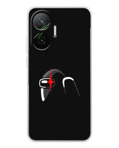 Чехол для Xiaomi POCO F7 с картинкой «Among Us шлем»