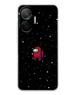 Чехол для Xiaomi POCO F7 с картинкой «Красный Among Us»