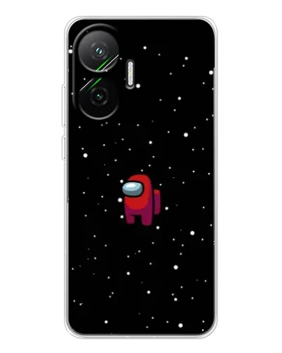 Чехол для Xiaomi POCO F7 с картинкой «Красный Among Us»