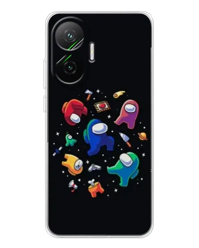 Чехол для Xiaomi POCO F7 с картинкой «Among Us космос»