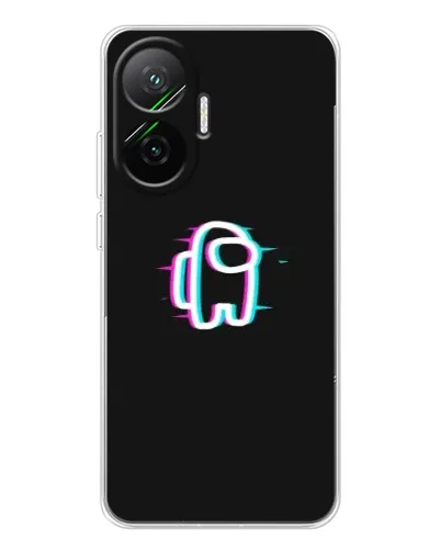 Чехол для Xiaomi POCO F7 с картинкой «Among Us неон»