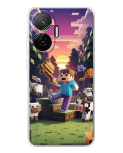 Чохол для Xiaomi POCO F7 з картинкою «Стів на фермі»