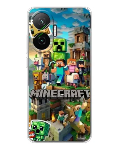 Чехол для Xiaomi POCO F7 с картинкой «Замок Minecraft» Чехол для Xiaomi POCO F7 с картинкой «Замок Minecraft»