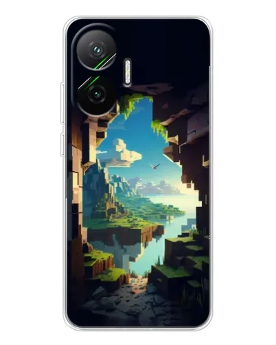 Чехол для Xiaomi POCO F7 с картинкой «Вид из пещеры» Чехол для Xiaomi POCO F7 с картинкой «Вид из пещеры»