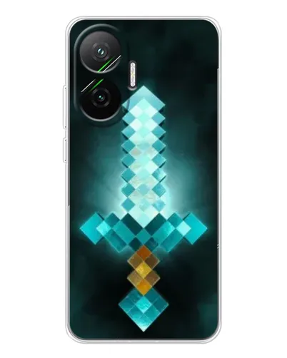 Чехол для Xiaomi POCO F7 с картинкой «Алмазный меч неон» Чехол для Xiaomi POCO F7 с картинкой «Алмазный меч неон»