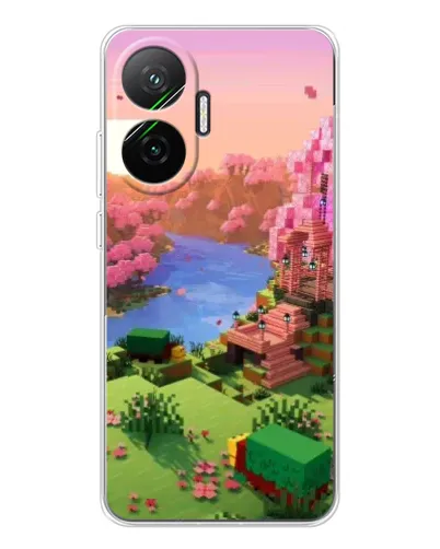 Чехол для Xiaomi POCO F7 с картинкой «Розовое дерево Minecraft» Чехол для Xiaomi POCO F7 с картинкой «Розовое дерево Minecraft»