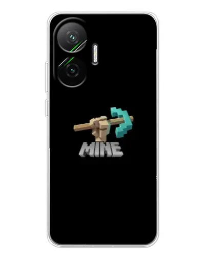 Чехол для Xiaomi POCO F7 с картинкой «Алмазная кирка» Чехол для Xiaomi POCO F7 с картинкой «Алмазная кирка»