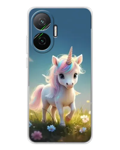 Чехол для Xiaomi POCO F7 с картинкой «Единорог на поляне» Чехол для Xiaomi POCO F7 с картинкой «Единорог на поляне»