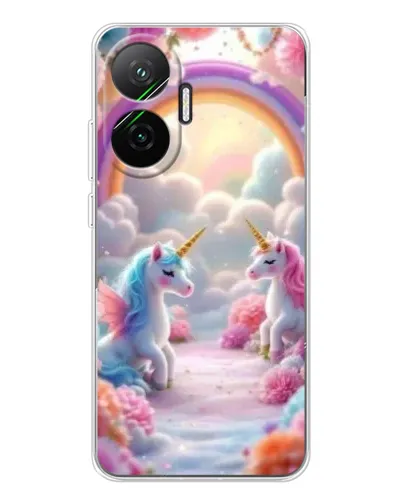 Чехол для Xiaomi POCO F7 с картинкой «Радуга и единороги» Чехол для Xiaomi POCO F7 с картинкой «Радуга и единороги»