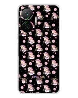 Чехол для Xiaomi POCO F7 с картинкой «Magic Unicorn паттерн»