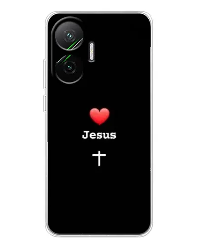 Чехол для Xiaomi POCO F7 с картинкой «Сердце - Jesus» Чехол для Xiaomi POCO F7 с картинкой «Сердце - Jesus»