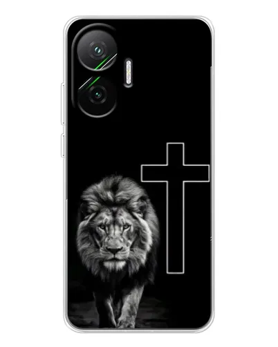 Чехол для Xiaomi POCO F7 с картинкой «Лев и Крест» Чехол для Xiaomi POCO F7 с картинкой «Лев и Крест»