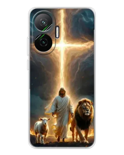 Чехол для Xiaomi POCO F7 с картинкой «Лев Иуды и Свет» Чехол для Xiaomi POCO F7 с картинкой «Лев Иуды и Свет»