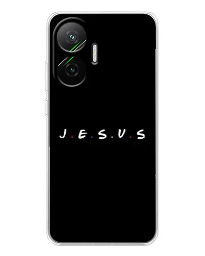 Чехол для Xiaomi POCO F7 с картинкой «Точки веры J.E.S.U.S.» Чехол для Xiaomi POCO F7 с картинкой «Точки веры J.E.S.U.S.»