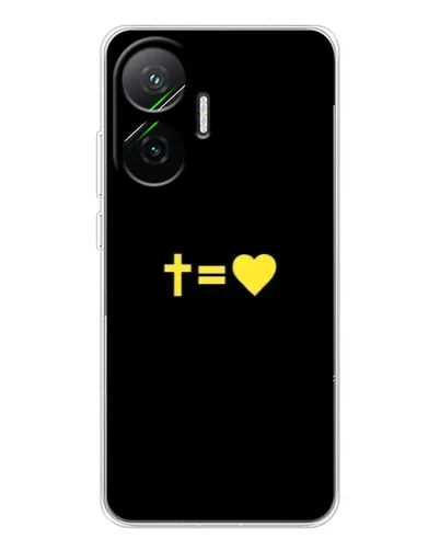 Чехол для Xiaomi POCO F7 с картинкой «Сердце и Крест» Чехол для Xiaomi POCO F7 с картинкой «Сердце и Крест»