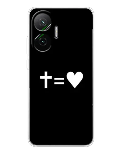 Чехол для Xiaomi POCO F7 с картинкой «Крест и Сердце» Чехол для Xiaomi POCO F7 с картинкой «Крест и Сердце»