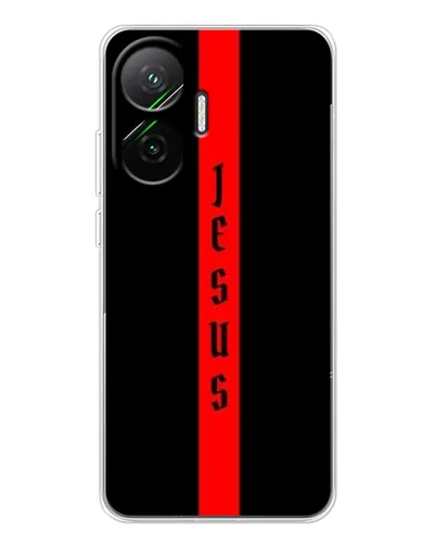 Чехол для Xiaomi POCO F7 с картинкой «Красная линия веры» Чехол для Xiaomi POCO F7 с картинкой «Красная линия веры»