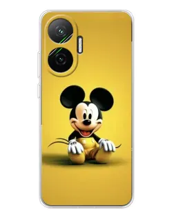 Чехол для Xiaomi POCO F7 с картинкой «Микки на желтом»
