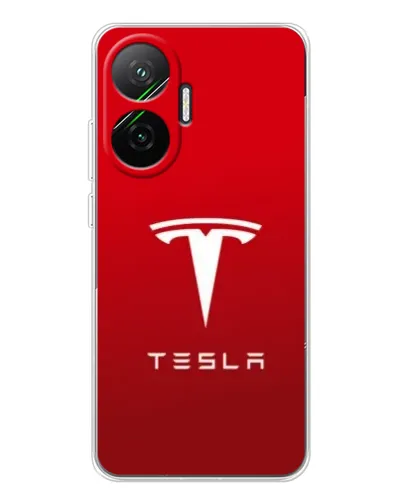 Чехол для Xiaomi POCO F7 с картинкой «Tesla Red Classic» Чехол для Xiaomi POCO F7 с картинкой «Tesla Red Classic»
