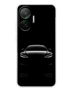 Чехол для Xiaomi POCO F7 с картинкой «Силуэт Tesla Night» Чехол для Xiaomi POCO F7 с картинкой «Силуэт Tesla Night»