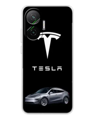 Чехол для Xiaomi POCO F7 с картинкой «Tesla Model Y» Чехол для Xiaomi POCO F7 с картинкой «Tesla Model Y»