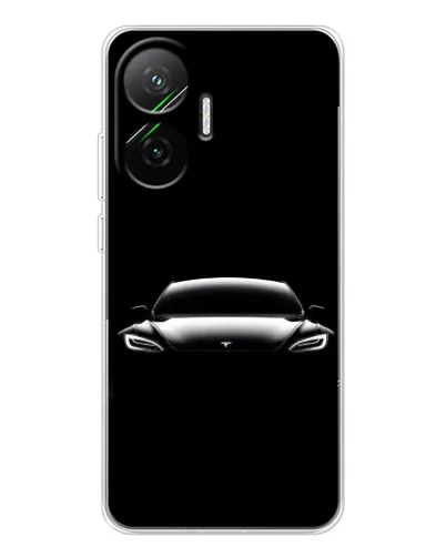 Чехол для Xiaomi POCO F7 с картинкой «Фары Tesla Night» Чехол для Xiaomi POCO F7 с картинкой «Фары Tesla Night»