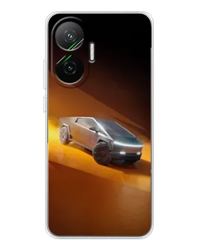 Чехол для Xiaomi POCO F7 с картинкой «Cybertruck в пустыне» Чехол для Xiaomi POCO F7 с картинкой «Cybertruck в пустыне»