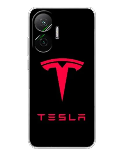 Чехол для Xiaomi POCO F7 с картинкой «Tesla Red Logo» Чехол для Xiaomi POCO F7 с картинкой «Tesla Red Logo»