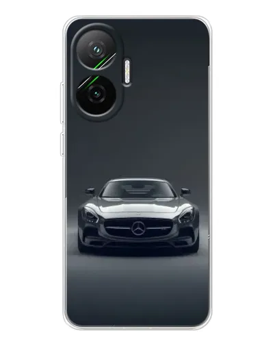 Чехол для Xiaomi POCO F7 с картинкой «Mercedes на черном» Чехол для Xiaomi POCO F7 с картинкой «Mercedes на черном»