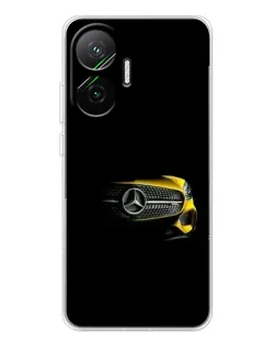 Чехол для Xiaomi POCO F7 с картинкой «Mercedes — ретро стиль»