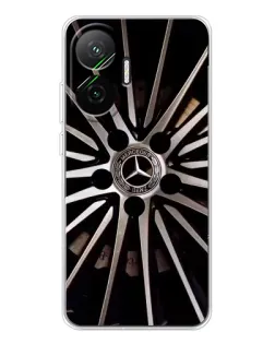 Чехол для Xiaomi POCO F7 с картинкой «Диск Mercedes»
