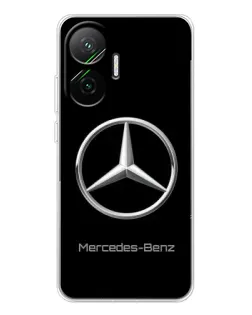 Чехол для Xiaomi POCO F7 с картинкой «Mercedes Silver Logo»
