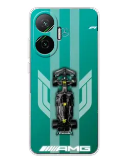 Чехол для Xiaomi POCO F7 с картинкой «Mercedes AMG Petronas»