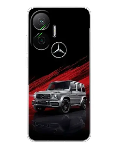 Чехол для Xiaomi POCO F7 с картинкой «Mercedes G-Class красный» Чехол для Xiaomi POCO F7 с картинкой «Mercedes G-Class красный»