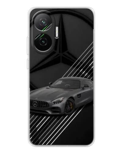 Чехол для Xiaomi POCO F7 с картинкой «Mercedes AMG — графика» Чехол для Xiaomi POCO F7 с картинкой «Mercedes AMG — графика»