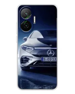 Чехол для Xiaomi POCO F7 с картинкой «Mercedes EQ — будущее»