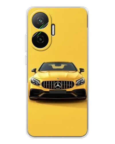 Чехол для Xiaomi POCO F7 с картинкой «Желтый Mercedes GT» Чехол для Xiaomi POCO F7 с картинкой «Желтый Mercedes GT»