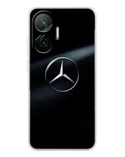 Чехол для Xiaomi POCO F7 с картинкой «Mercedes на металле»