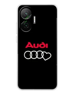 Чехол для Xiaomi POCO F7 с картинкой «Логотип Audi Heart» Чехол для Xiaomi POCO F7 с картинкой «Логотип Audi Heart»