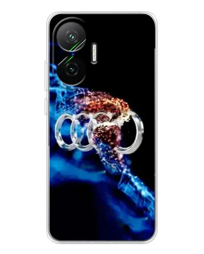 Чехол для Xiaomi POCO F7 с картинкой «Энергия лого Audi»